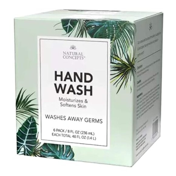 Hand Wash 6-Pack / 8 oz Pump Bottles - Picture 1 of 3